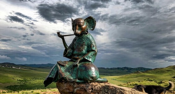 Эко-тропу в Бурятии украсили 12 скульптур Даши Намдакова