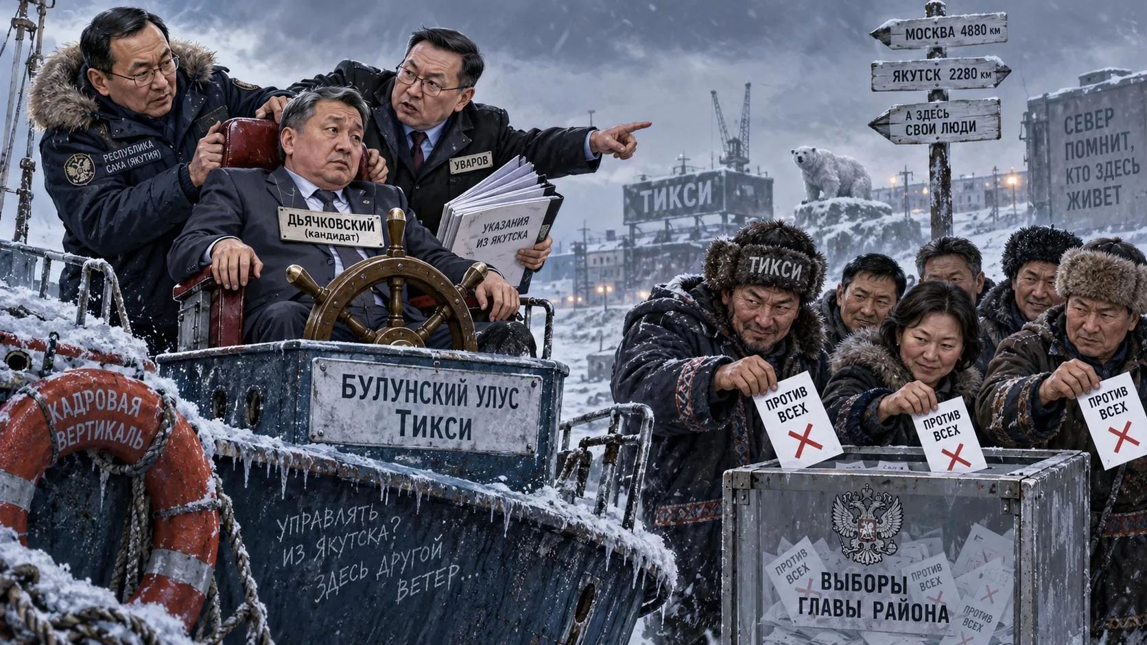 Отменили выборы — и всё равно проиграли. Что на самом деле произошло в Тикси?