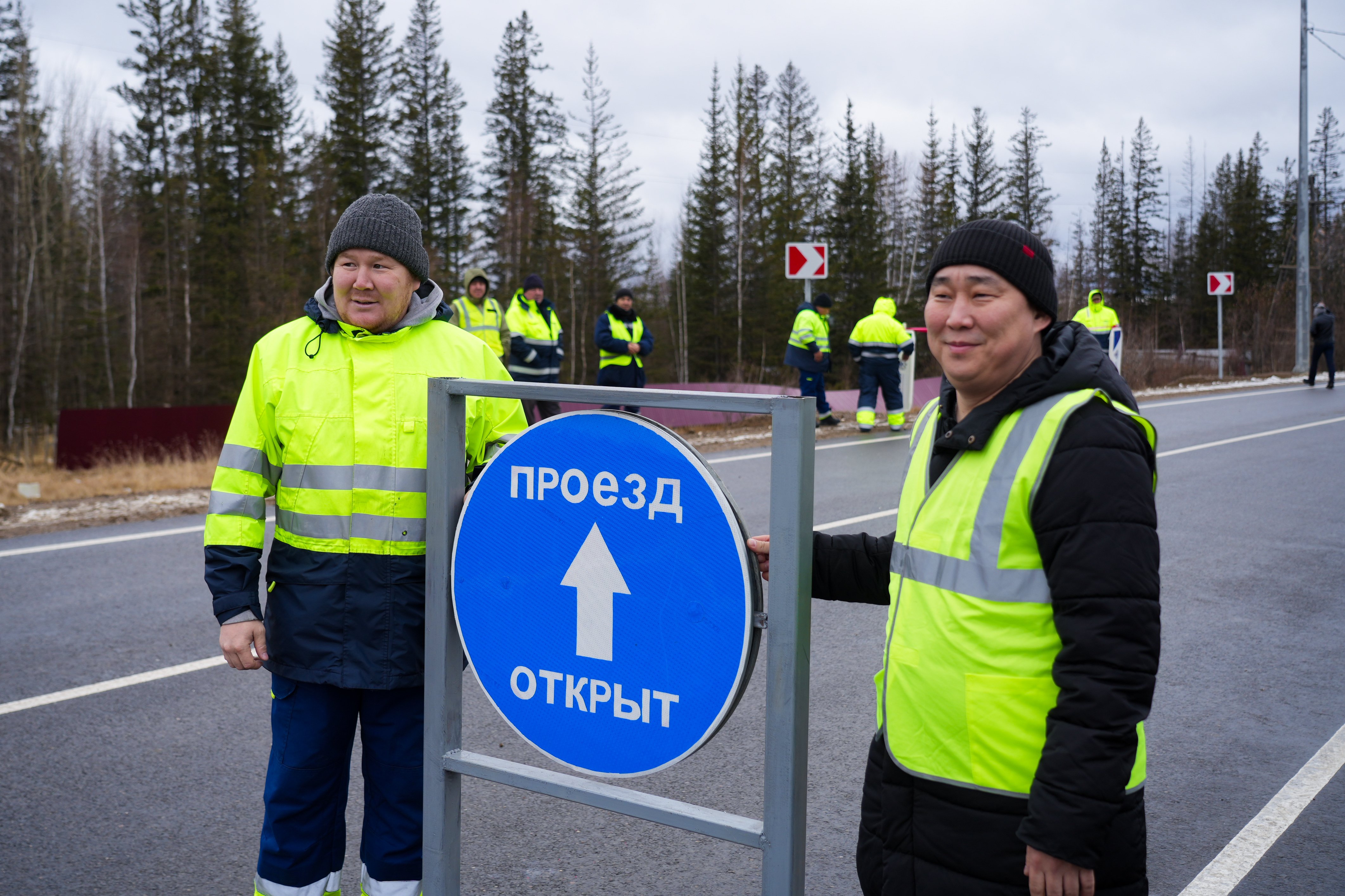 Досрочно завершен капитальный  ремонт более  14 км трассы "Вилюй"