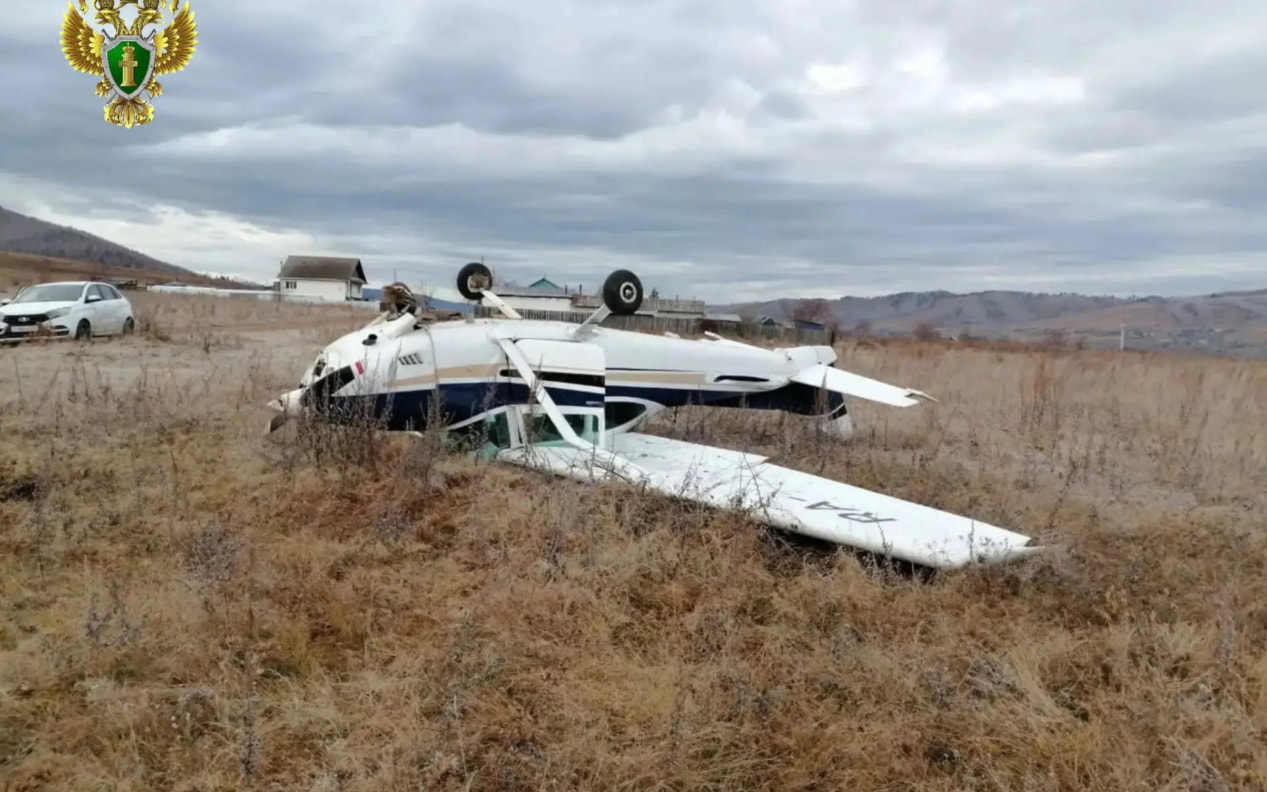 В Забайкальском крае возбуждено уголовное дело по факту жесткой посадки самолета "Цессна"