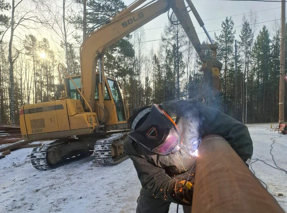 В ленском микрорайоне начато строительство газовых сетей
