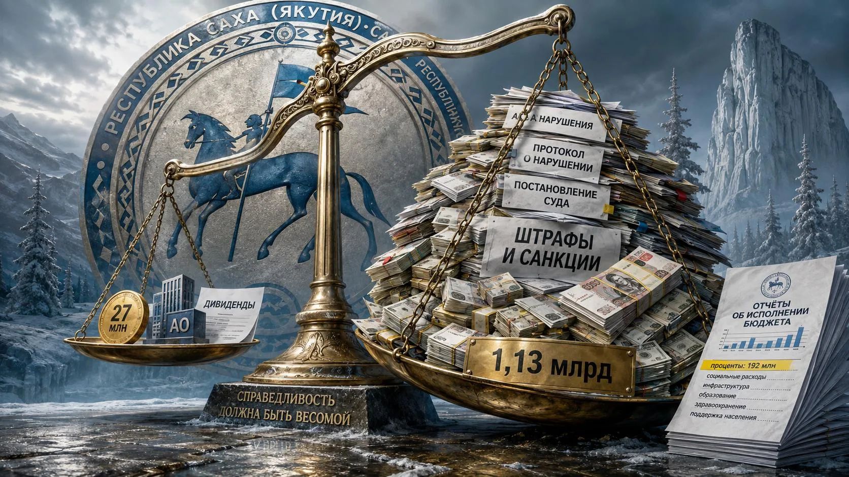 Полмиллиарда на штрафах и 27 млн на дивидендах. Как Якутия зарабатывает на штрафах?