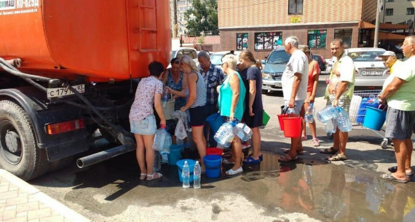 Проблема с водой в Новороссийске, Геленджике и  Крымске. Подробности